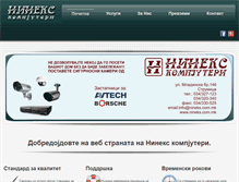 Tablet Screenshot of nineks.com.mk
